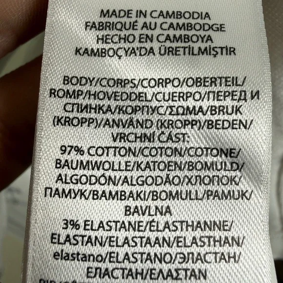 Polo Ralph Lauren Polo Shirt Mens Large White Anchor Print Classic Fit Stretch - Picture 7 of 7